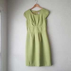 Vintage pastel lime green dress